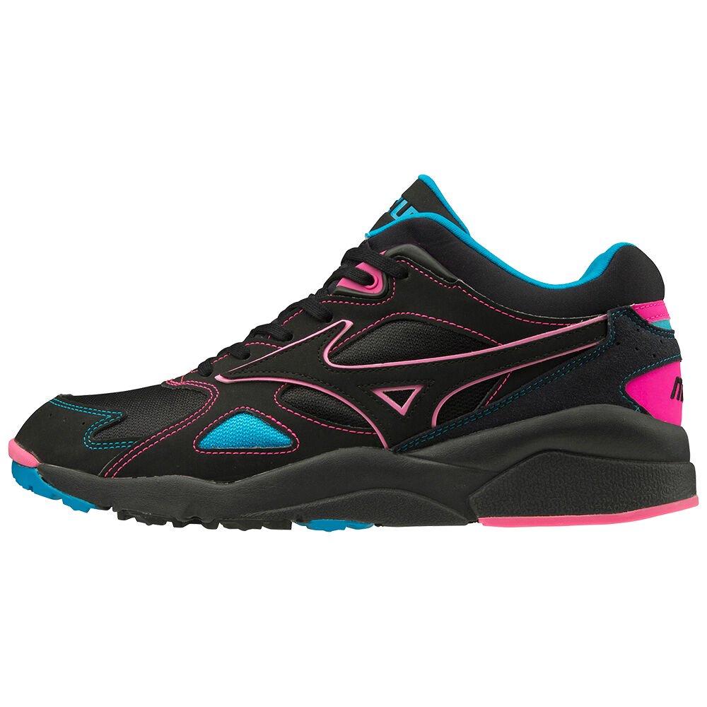 Mizuno Men's Sneakers Sky Medal Lights RB-Line Black/Pink - ASTEGWU-34